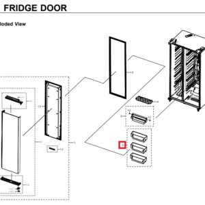 Estante puerta frigorífico Samsung