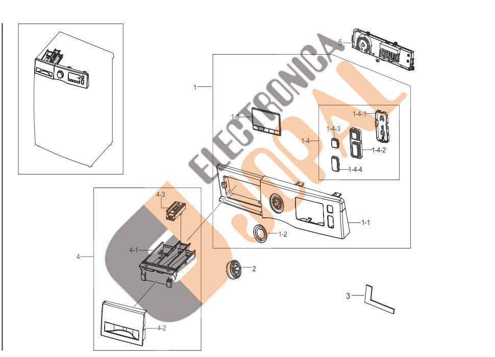 Tapa Jabonera Lavadora Samsung - Imagen 3