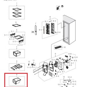 Cajón frigorífico Samsung