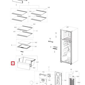 Cajón Frigorifico Samsung