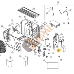 Cubierta lateral Aire Acondicionado Panasonic