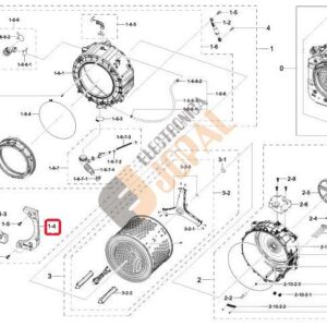 Contrapeso Derecho Lavadora Samsung