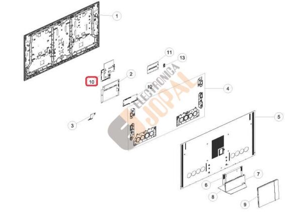PCB Main Tv Samsung