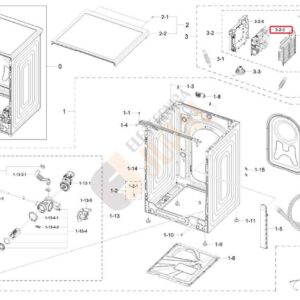 PCB Eeprom Lavadora Samsung