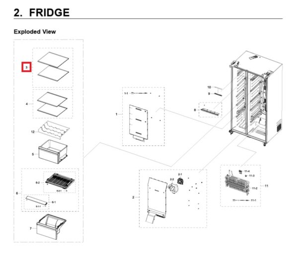 Estante congelador Samsung - Imagen 2