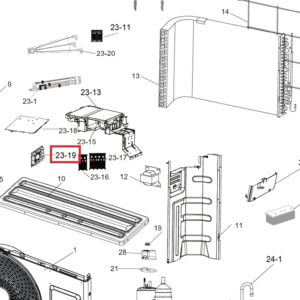 Placa de control aire acond. Samsung