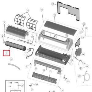 Turbina Aire Acond. Panasonic