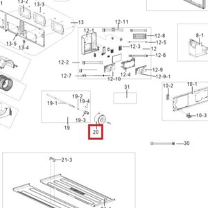 Motor Samsung DB31-00640A para Aire acondicionado