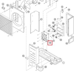 Placa de control Panasonic CWA73C1902 para Aire acondicionado