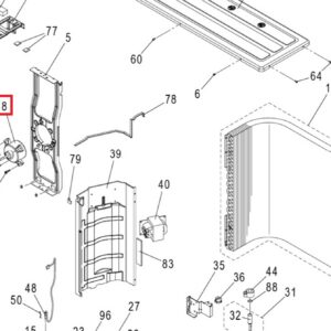 Motor ventilador L6CBYYYL0276 aire acondicionado Panasonic