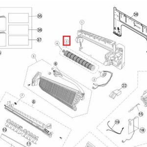 Turbina CWH02C1145 para aire acondicionado Panasonic